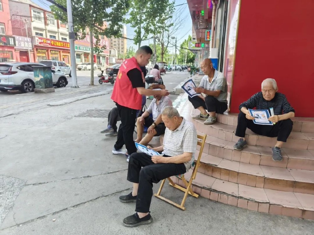 【精神文明建設】共建網絡文明 共享清朗空間│鄭投產業園公司聯合馬寨社區開展網絡文明傳播志愿活動