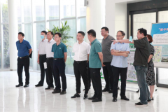 【鄭投產業園要聞】河南九域騰龍信息工程有限公司一行赴園區參觀考察