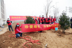 【精神文明建設】擁抱春天 播種綠色│鄭投產業園組織開展3·12植樹護綠志愿活動